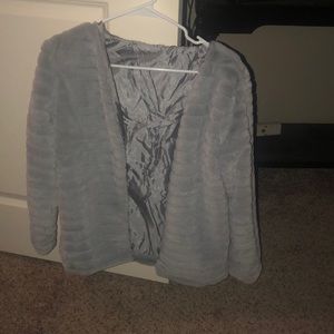 Faux fur jacket